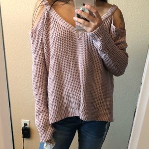 Pacsun cold shoulder sweater